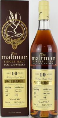 Port Charlotte 2004 MBl The Maltman Oloroso Sherry Cask #935 50.2% 700ml