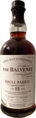 Balvenie 15yo Single Barrel Sherry Cask #754 47.8% 750ml