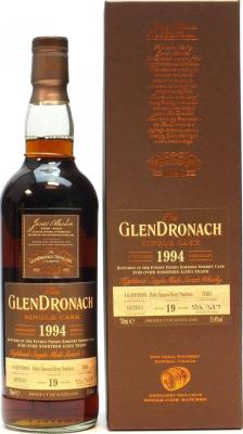 Glendronach 1994 Single Cask Batch 9 Pedro Ximenez Sherry Puncheon #3385 53.4% 700ml