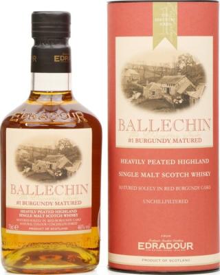 Ballechin Batch 1 The Discovery Series 1st Fill Burgundy Wine Casks 46% 700ml