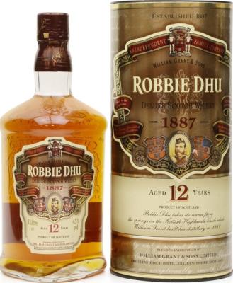 Robbie Dhu 12yo Deluxe Scotch Whisky 43% 1000ml