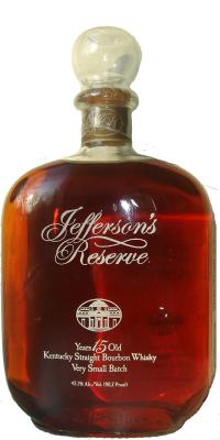 Jefferson's Reserve 15yo Very Small Batch 45.1% 750ml