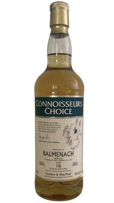Balmenach 1993 GM Connoisseurs Choice Refill Sherry Hogshead 46% 750ml
