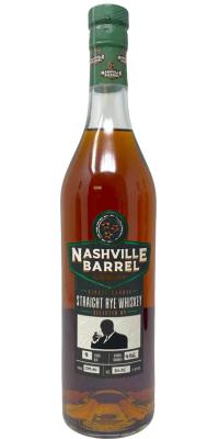 Nashville Barrel Company 8yo Single Barrel Straight Rye Whisky 54.92% 750ml