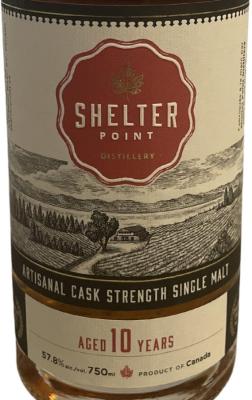 Shelter Point 10yo First Fill ex-Jack Daniels 57.8% 750ml