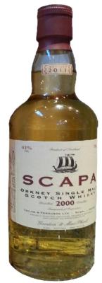 Scapa 2000 GM Licensed Bottling 43% 700ml