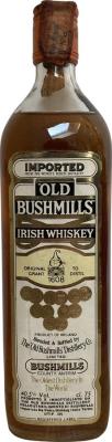 Bushmills Imported Old Bushmills Pedro Domecq Italia Torino 40.5% 750ml