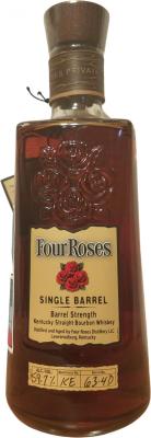 Four Roses Single Barrel Private Selection OBSK Charred New American Oak Barrel 63-4D Reuven Weinstein's Picks 59.7% 750ml