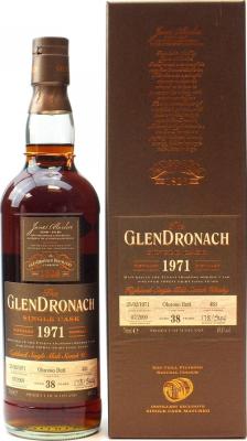 Glendronach 1971 Single Cask Batch 1 Oloroso Sherry Butt #483 49.4% 700ml