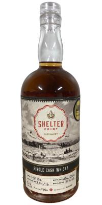 Shelter Point 2016 Single Cask Whisky Hickory & Applewood Jak's 53% 750ml