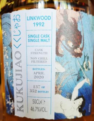 Linkwood 1992 UD Kukujiao 46.7% 500ml