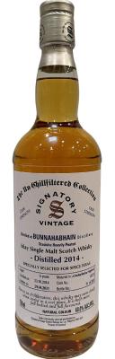 Bunnahabhain 2014 SV Staoisha Dechar Rechar Hogshead #10721 Specs Texas 60% 750ml