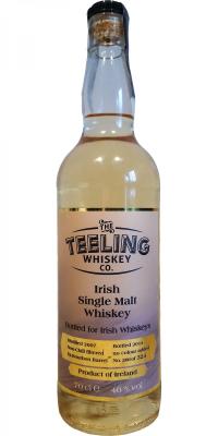 Teeling 2007 Ex-Bourbon Barrel Irish Whiskeys 46% 700ml