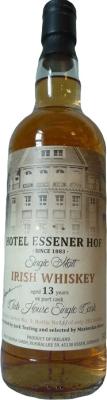 Single Malt Irish Whisky 2002 RK Hotel Essener Hof 13yo Ex-Port Cask 54.2% 700ml