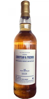 Bruichladdich 2006 Private Cask Bottling #0276 Christian & Friends 62.9% 700ml