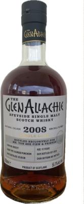 Glenallachie 2008 Single Cask Mr. Toh Sek Piew & Friends 55.1% 700ml