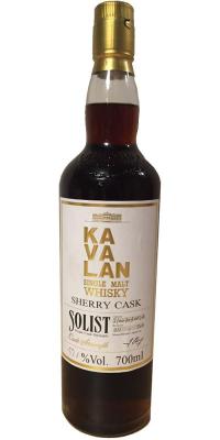 Kavalan Solist Sherry Cask S100120035B 57.8% 700ml