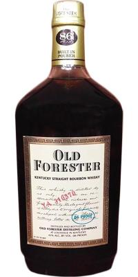 Old Forester Kentucky Straight Bourbon Whisky New American Oak Barrels 43% 1750ml
