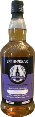 Springbank Bottle to Barley Tour 2023 Hand bottled at Distillery 1st Fill Ex-Bourbon Sauternes Port Dennis 54.2% 700ml