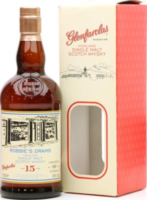 Glenfarclas 15yo Robbie's Drams 3rd Release 50% 700ml