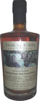 Strathearn 2014 ANHA Anam na h-Alba and Friends French Oak Non-Peated #54 57.3% 700ml