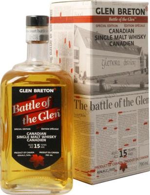 Glen Breton Rare 15yo Battle of the Glen 43% 700ml