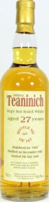 Teaninich 1982 BF #7698 50.7% 700ml