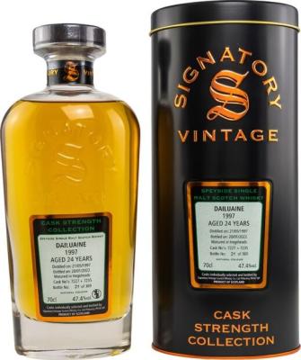 Dailuaine 1997 SV Hogsheads Cask No.7227+7235 24yo 47.4% 700ml