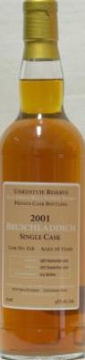 Bruichladdich 2001 Uiskentuie Reserve Private Cask Bottling #318 46% 700ml