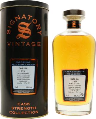 Caol Ila 1984 SV Cask Strength Collection 25yo Bourbon Hogshead #6256 55.8% 700ml