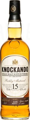 Knockando 15yo Richly Matured Ex-Sherry & Ex-Bourbon 43% 700ml