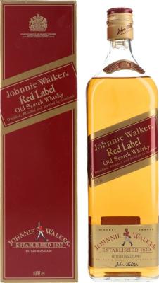 Johnnie Walker Red Label Old Scotch Whisky 43% 1000ml