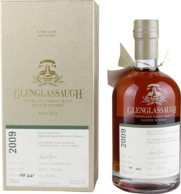 Glenglassaugh 2009 Rare Cask Release 10yo Aleatico Red Wine #2213 The Whisky Show Australia 2020 54.3% 700ml