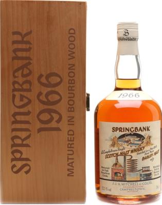 Springbank 1966 Local Barley 30yo Bourbon Oak Cask 52.5% 700ml