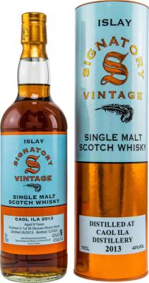 Caol Ila 2013 SV Vintage Collection 1st fill Oloroso Sherry Butt 43% 700ml