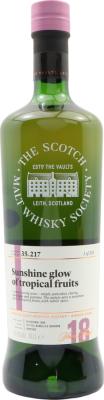 Glen Moray 1999 SMWS 35.217 Sunshine glow of tropical fruits 18yo 1st Fill Ex-Bourbon Barrel 53.5% 700ml