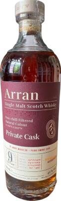 Arran 2013 PX Sherry Whisky.de exklusiv 46% 700ml