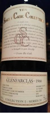 Glenfarclas 1966 AJ The Single Cask Collection Sherry Butt 3992 52% 700ml