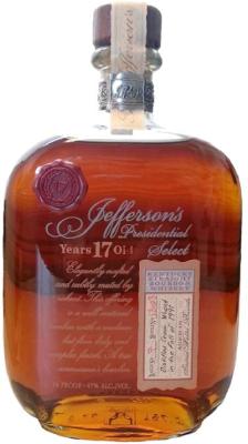 Jefferson's 1991 Presidential Select Charred New White American Oak Barrels 47% 750ml