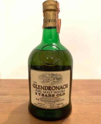 Glendronach 8yo Pure Malt Whisky I.L. Ruffino Pontassieve Firenze 45.4% 750ml