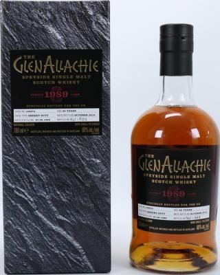 Glenallachie 1989 Single Cask for UK Batch 1 Sherry Butt #100073 60% 700ml