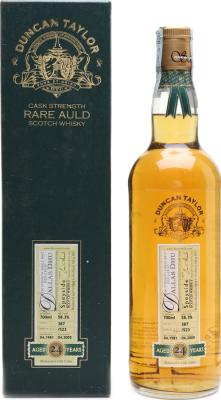 Dallas Dhu 1981 DT Rare Auld Oak cask #387 58.3% 700ml