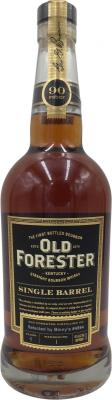 Old Forester Single Barrel Kentucky Straight Bourbon Whisky New Charred Oak #4894 Binnys 45% 750ml
