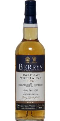 Bunnahabhain 1987 BR Berrys #2787 46% 700ml