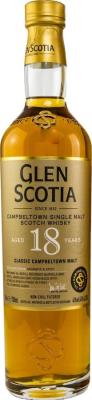Glen Scotia 18yo Refill Barrel & Hogshead + 1st Fill Oloroso 46% 700ml