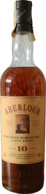 Aberlour 10yo Pure Single Highland Malt Brac S.A. Barcelona 40% 700ml