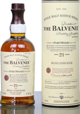 Balvenie 21yo PortWood Non Chill-Filtered Release 47.6% 700ml