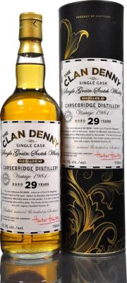 Carsebridge 1981 HH The Clan Denny 1st Fill Bourbon Hogshead 53.1% 700ml