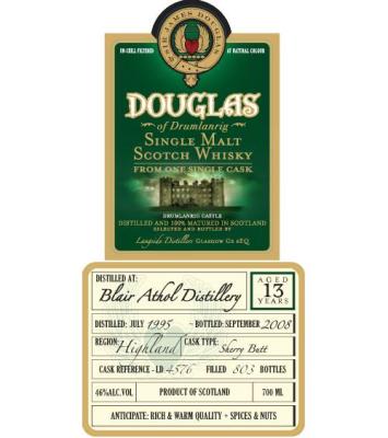 Blair Athol 1995 DoD Sherry Butt LD 4576 46% 700ml