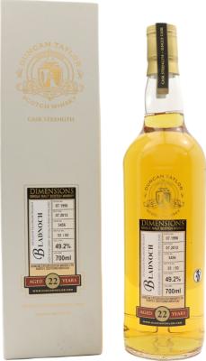 Bladnoch 1990 DT Dimensions Oak Cask #3456 49.2% 700ml